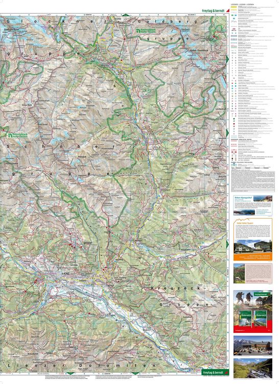 Produktbild: Freytag & berndt Wanderkarte WK 181 Kals - Matrei, Heiligenblut - Lienz 1:50.000