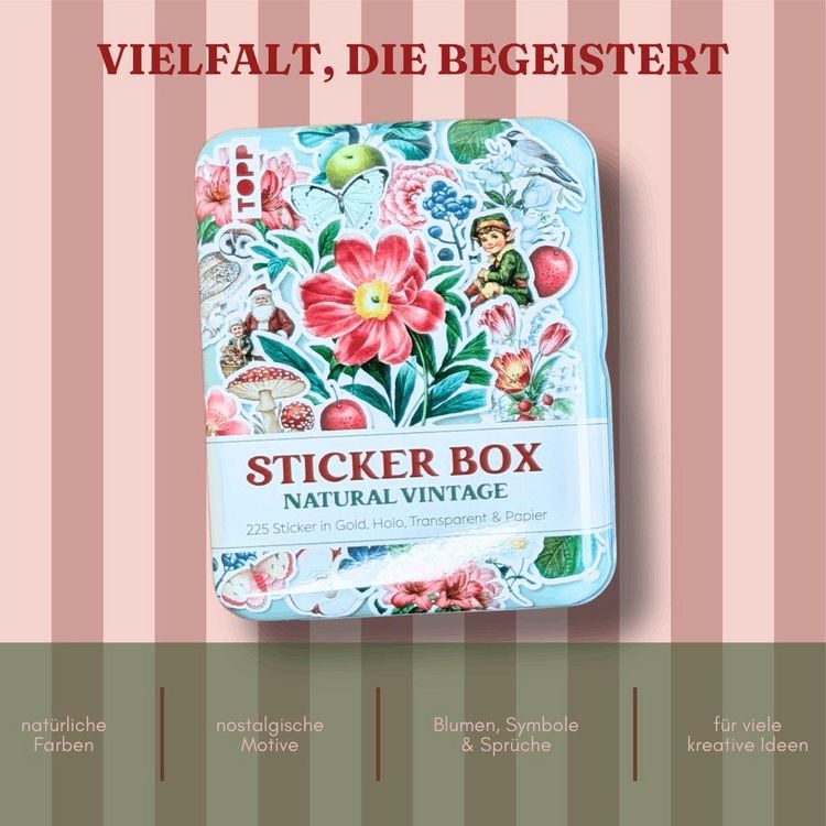 Produktbild: Sticker Box - Natural Vintage