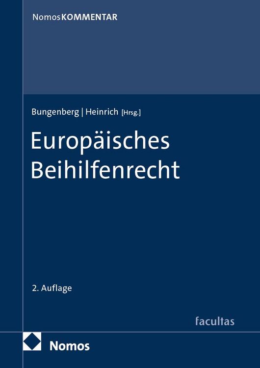 Produktbild: Europ&auml;isches Beihilfenrecht