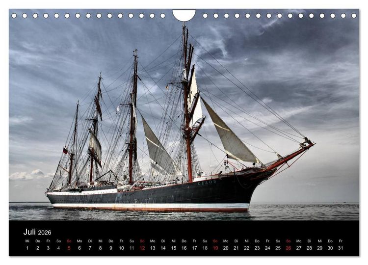 Produktbild: Baltic Sail (Wandkalender 2026 DIN A4 quer), CALVENDO Monatskalender