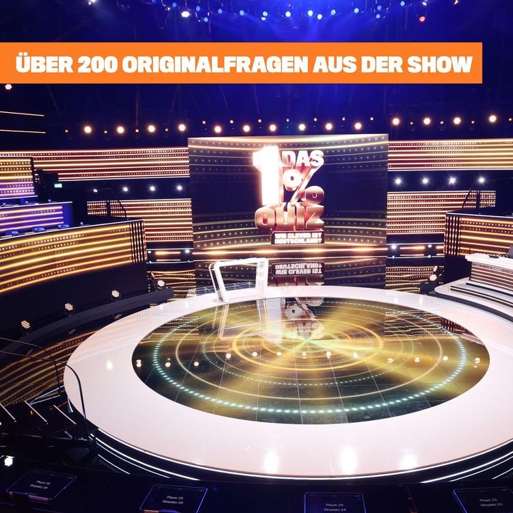 Produktbild: Das 1% Quiz &ndash; Wie clever bist du? Das offizielle Quizspiel mit Fragen aus der Show