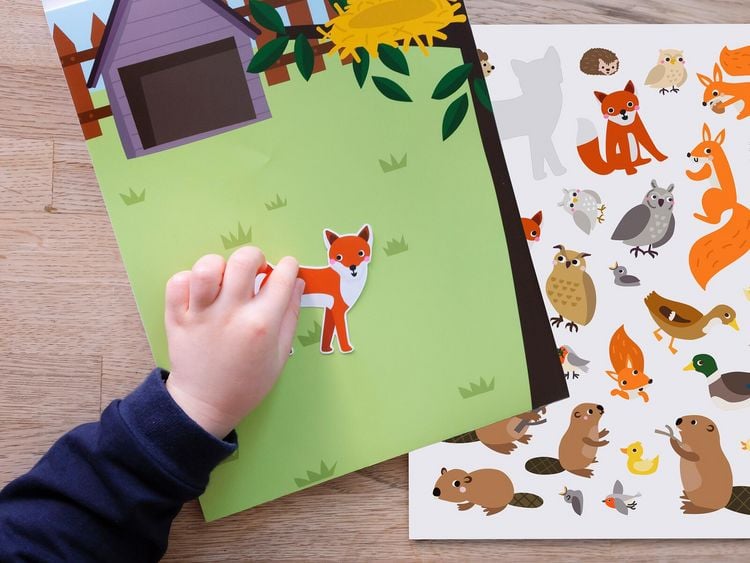 Produktbild: Mein allererster Stickerblock &ndash; Tierkinder