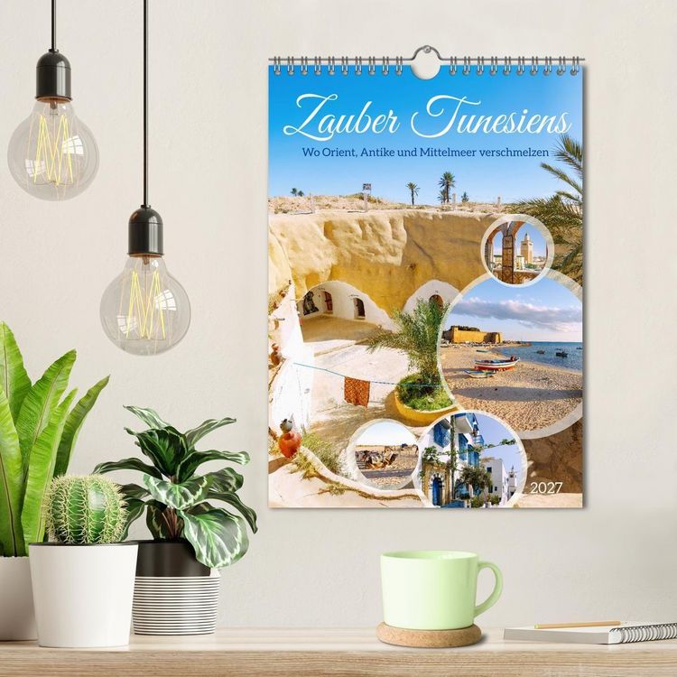 Produktbild: Zauber Tunesiens. Wo Orient, Antike und Mittelmeer verschmelzen (Wandkalender 2027 DIN A4 hoch), CALVENDO Monatskalender