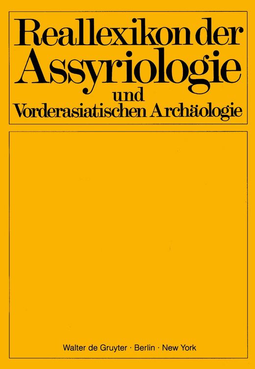 Produktbild: Reallexikon der Assyriologie und Vorderasiatischen Arch&auml;ologie. Bd 12/Lieferung 7/8