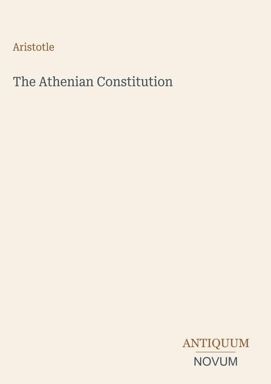 Produktbild: The Athenian Constitution