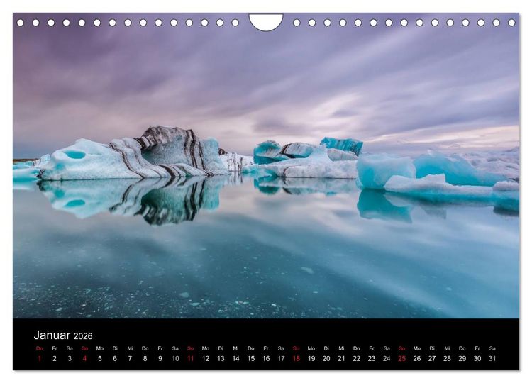 Produktbild: Island Impressionen von Armin Fuchs (Wandkalender 2026 DIN A4 quer), CALVENDO Monatskalender