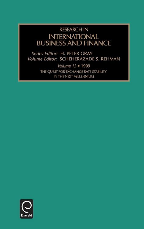 Produktbild: The Quest for Exchange Rate Stability in the Next Millennium