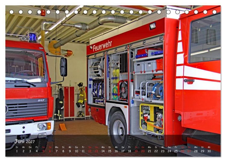 Produktbild: Der Rettungsdienst (Tischkalender 2027 DIN A5 quer), CALVENDO Monatskalender