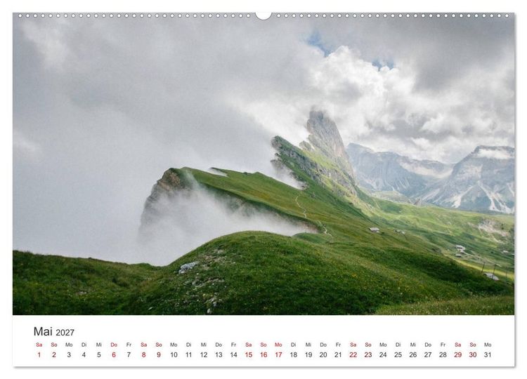 Produktbild: S&uuml;dtirol - Das n&ouml;rdliche Italien. (Wandkalender 2027 DIN A2 quer), CALVENDO Monatskalender