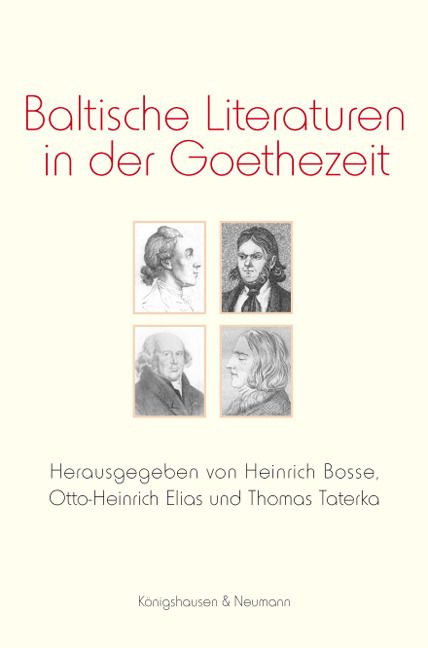 Produktbild: Baltische Literaturen in der Goethezeit