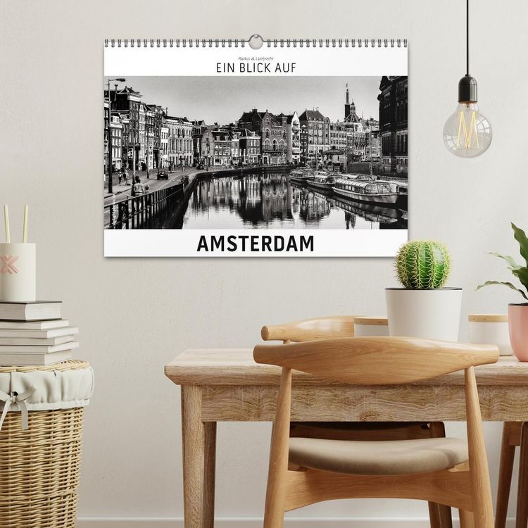 Produktbild: Ein Blick auf Amsterdam (Wandkalender 2026 DIN A3 quer), CALVENDO Monatskalender