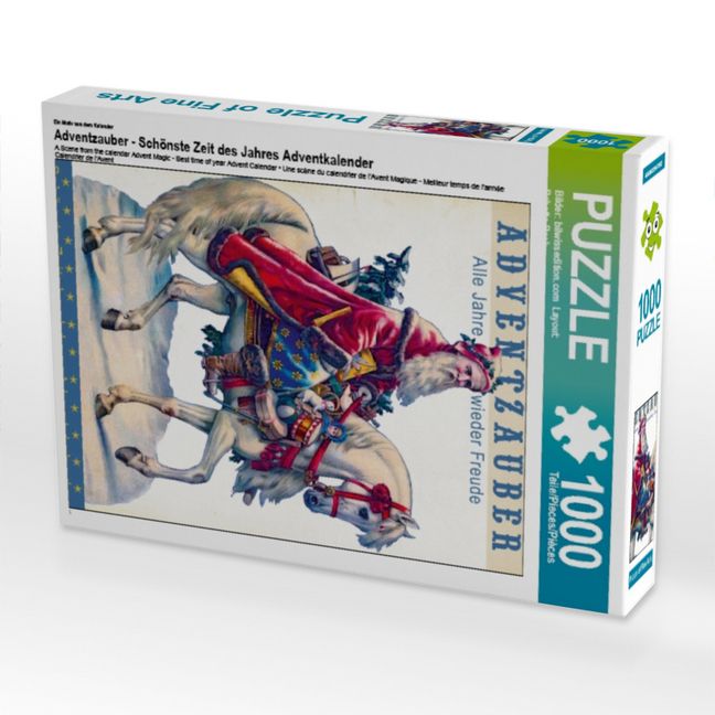 Produktbild: CALVENDO Puzzle Ein Motiv aus dem Kalender Adventzauber - Sch&ouml;nste Zeit des Jahres Adventkalender | 1000 Teile Lege-Gr&ouml;&szlig;e 64x48cm Foto-Puzzle f&uuml;r gl&uuml;ckliche Stunden