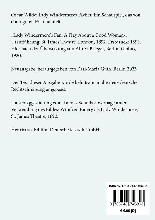 Produktbild: Lady Windermeres F&auml;cher