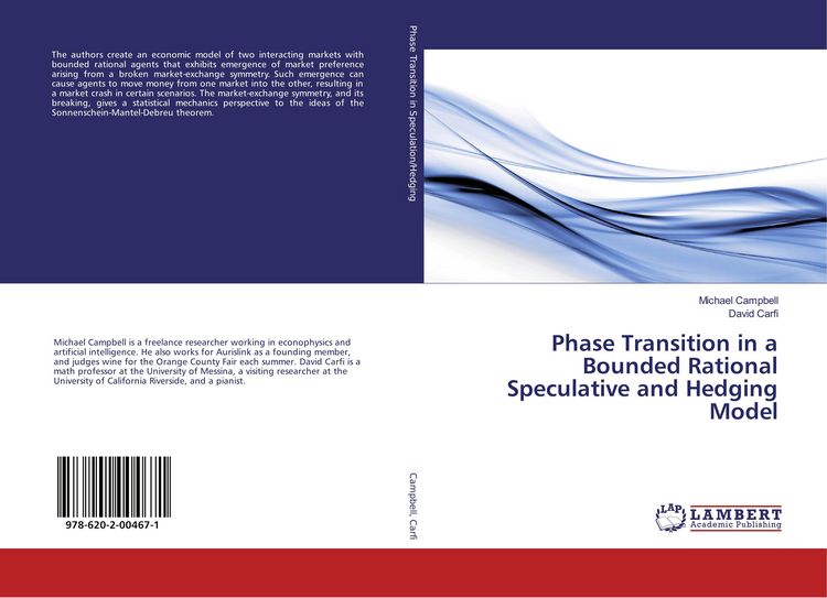 Produktbild: Phase Transition in a Bounded Rational Speculative and Hedging Model
