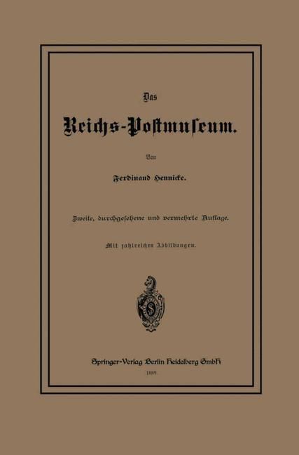 Produktbild: Das Reichs-Postmuseum