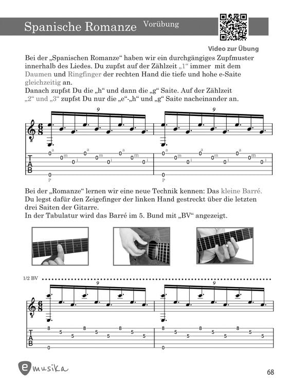 Produktbild: Gitarre lernen - umfangreiches Gitarrenbuch f&uuml;r Anf&auml;nger und Wiedereinsteiger