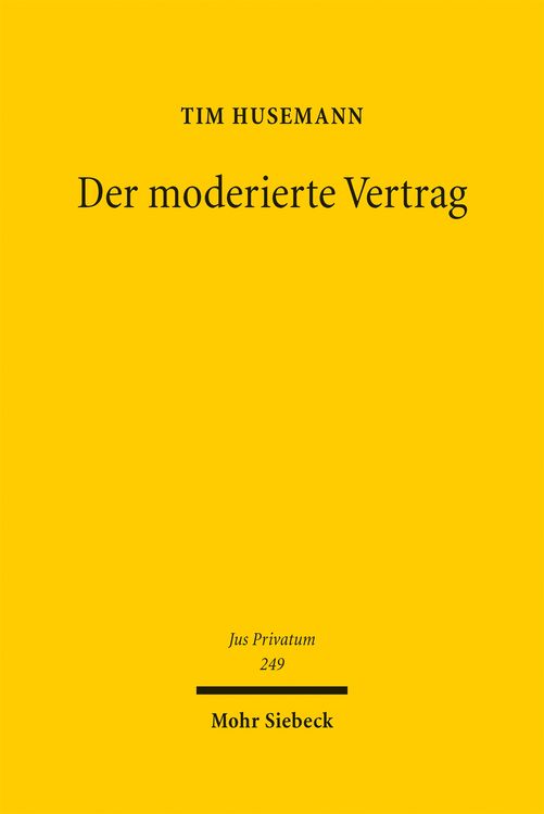 Produktbild: Der moderierte Vertrag