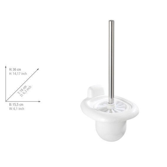 Produktbild: Wand WC-Garnitur Mod. Pure, zur Wandbefestigung, inkl. Befestigungsmaterial