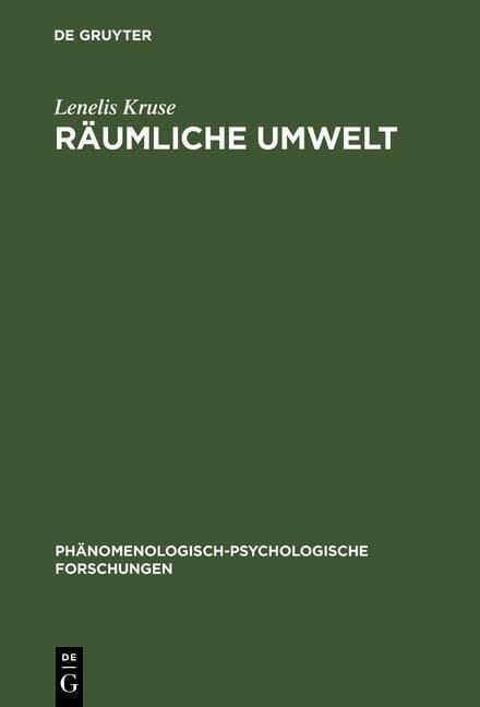 Bild vom Artikel Räumliche Umwelt vom Autor Lenelis Kruse