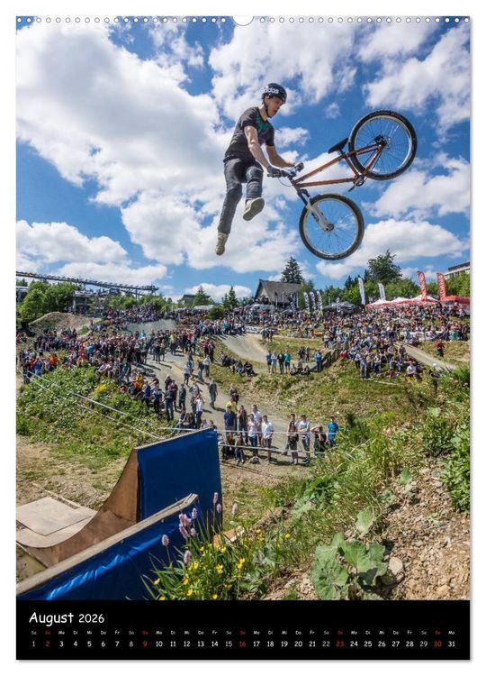 Produktbild: Slopestyle Extrembiking (hochwertiger Premium Wandkalender 2026 DIN A2 hoch), Kunstdruck in Hochglanz