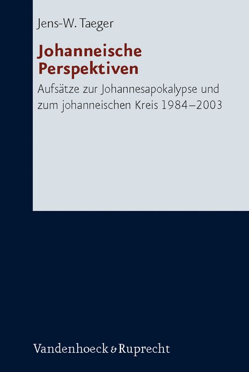 Produktbild: Johanneische Perspektiven