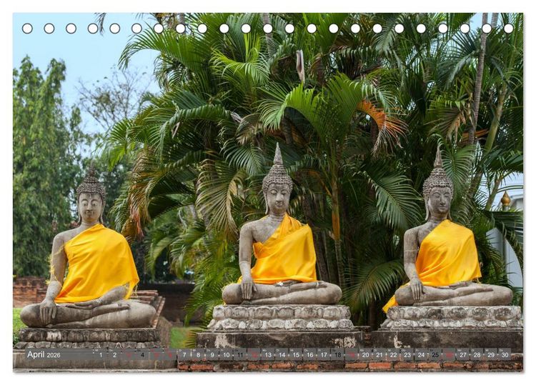 Produktbild: Buddha - Momente der inneren Einkehr (Tischkalender 2026 DIN A5 quer), CALVENDO Monatskalender