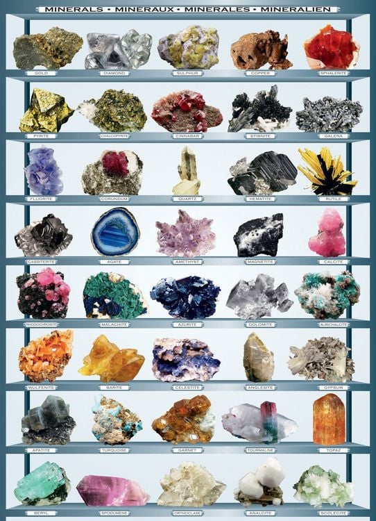 Produktbild: Puzzle 1000 Teile - Minerals