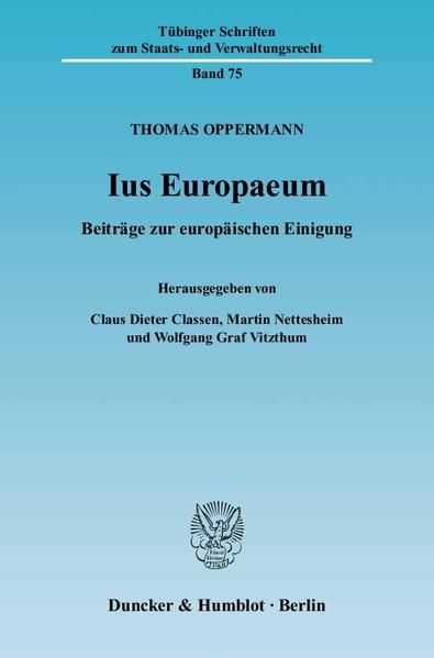 Produktbild: Ius Europaeum.