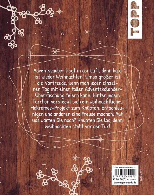Produktbild: Makramee Adventskalender (Adventskalenderbuch)