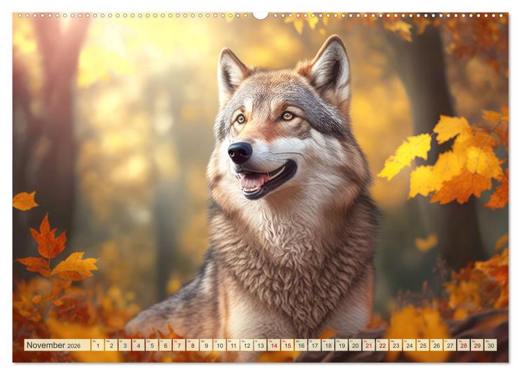 Produktbild: Im Paradies der Tiere (hochwertiger Premium Wandkalender 2026 DIN A2 quer), Kunstdruck in Hochglanz
