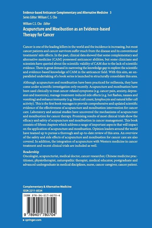 Produktbild: Acupuncture and Moxibustion as an Evidence-based Therapy for Cancer