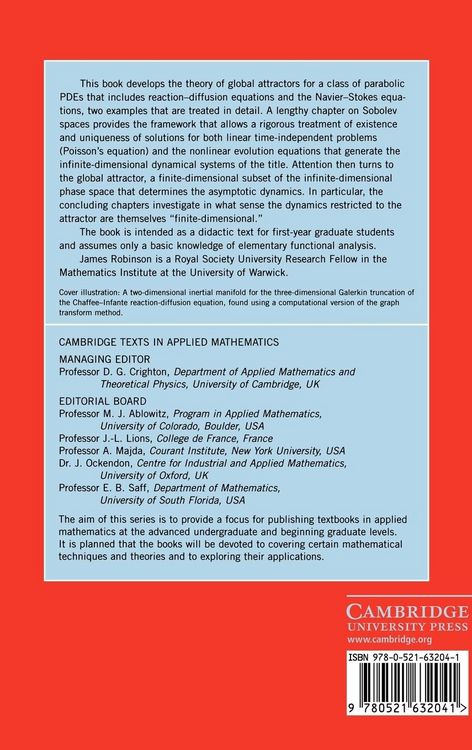 Produktbild: Infinite-Dimensional Dynamical Systems