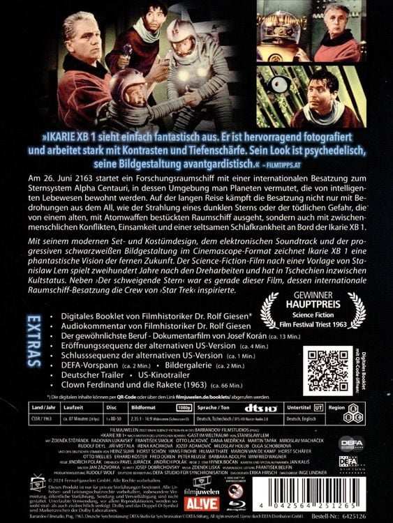 Produktbild: Ikarie XB 1 (1963) (Filmjuwelen / DEFA Science Fiction)