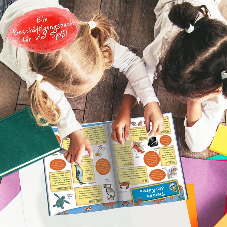 Produktbild: Tr&ouml;tsch Das Meer Geschichten Spiele Wissenswertes Stickerbuch