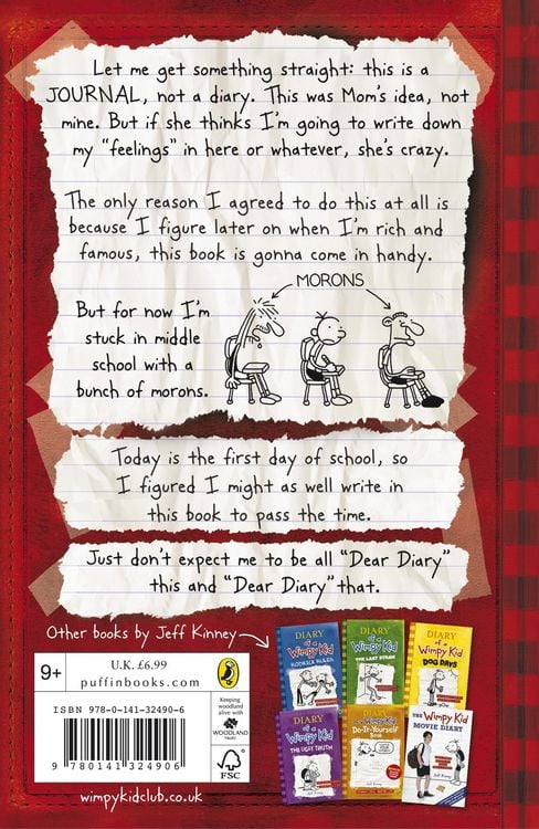 Produktbild: Diary of a Wimpy Kid 01