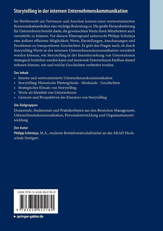 Produktbild: Storytelling in der internen Unternehmenskommunikation
