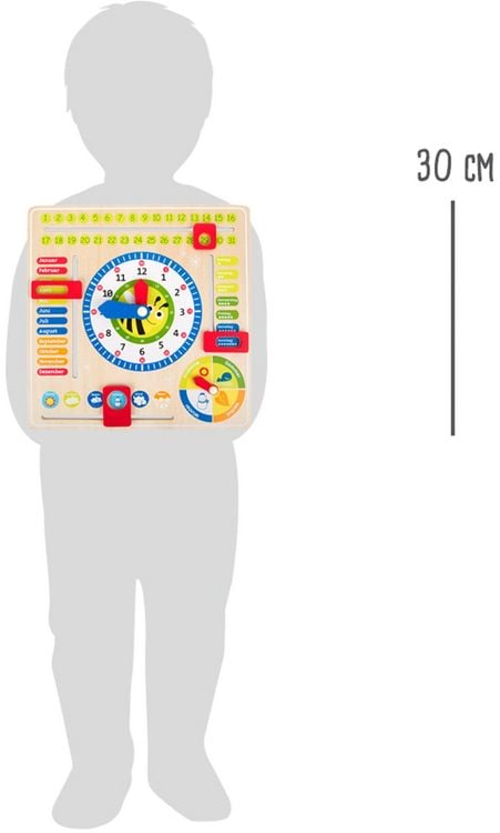 Produktbild: Lerntafel Datum, Uhr- & Jahreszeiten DE