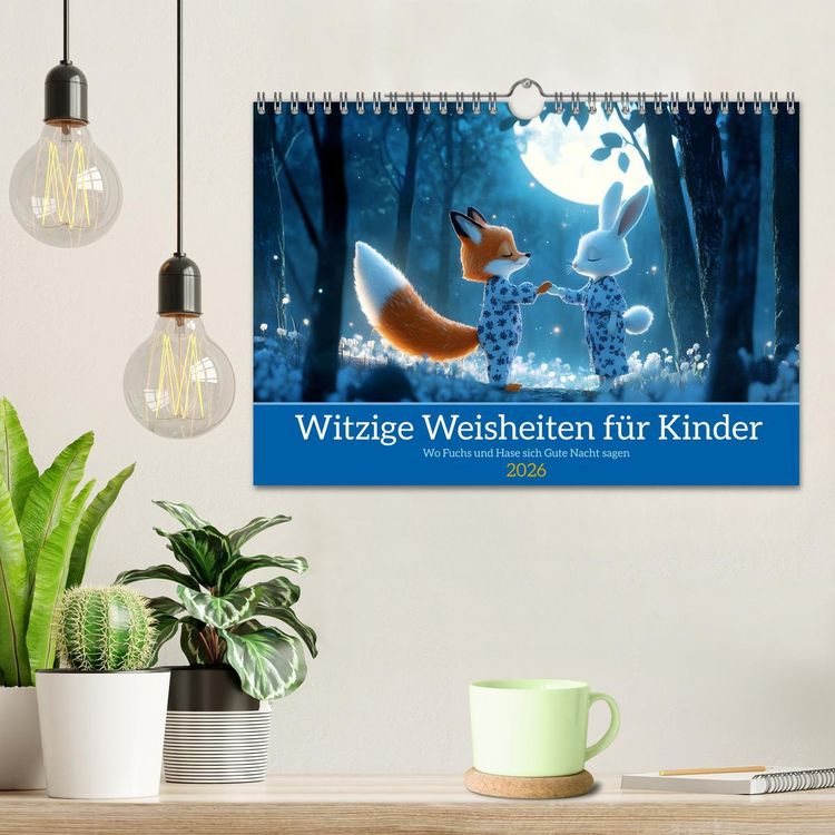Produktbild: Witzige Weisheiten f&uuml;r Kinder (Wandkalender 2026 DIN A4 quer), CALVENDO Monatskalender