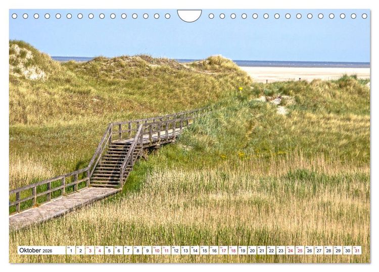 Produktbild: Impressionen aus Sankt Peter-Ording (Wandkalender 2026 DIN A4 quer), CALVENDO Monatskalender