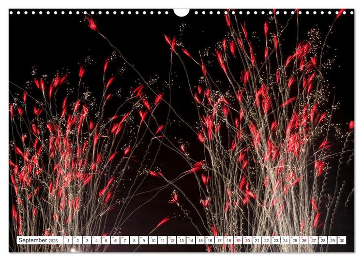Produktbild: Feuerwerk - Kunstwerke am Himmel (Wandkalender 2026 DIN A3 quer), CALVENDO Monatskalender