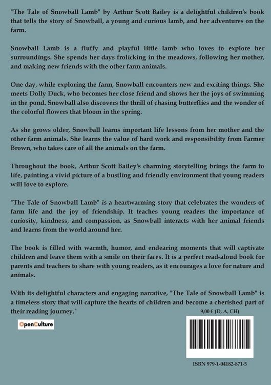 Produktbild: The Tale of Snowball Lamb