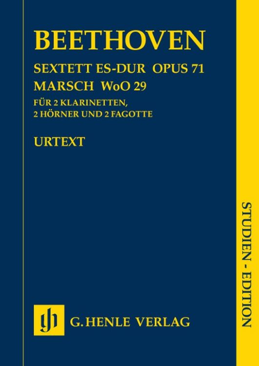 Produktbild: Ludwig van Beethoven - Sextett op. 71 und Marsch WoO 29