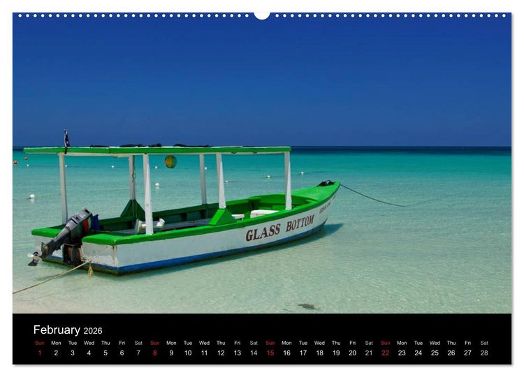 Produktbild: Jamaica Sun and Beaches (High Quality Premium Wall Calendar 2026 DIN A2 landscape),CALVENDO 12 Month Wall Calendar