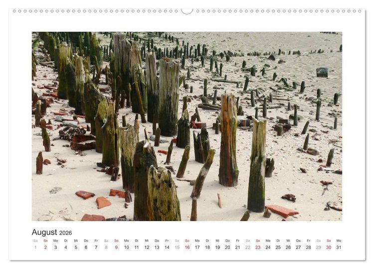 Produktbild: Wangerooge. Der Charme des Ostanlegers (Wandkalender 2026 DIN A2 quer), CALVENDO Monatskalender