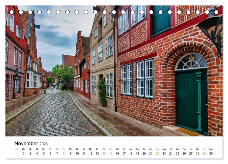 Produktbild: L&uuml;neburg (Tischkalender 2026 DIN A5 quer), CALVENDO Monatskalender
