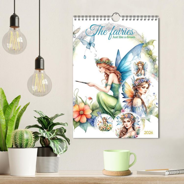 Produktbild: The fairies (Wall Calendar 2026 DIN A4 portrait), CALVENDO 12 Month Wall Calendar