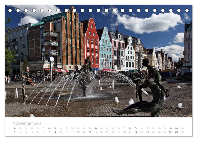 Produktbild: Hafenst&auml;dte der Ostsee (Tischkalender 2026 DIN A5 quer), CALVENDO Monatskalender
