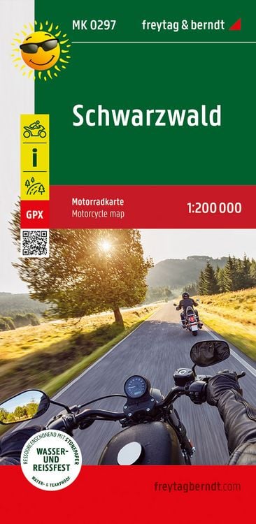 Bild vom Artikel Schwarzwald, Motorradkarte 1:200.000, freytag & berndt vom Autor Freytag & berndt
