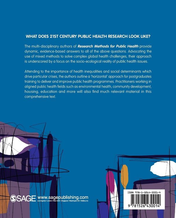 Produktbild: Research Methods for Public Health