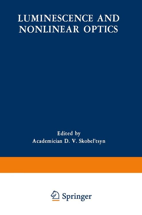 Produktbild: Luminescence and Nonlinear Optics